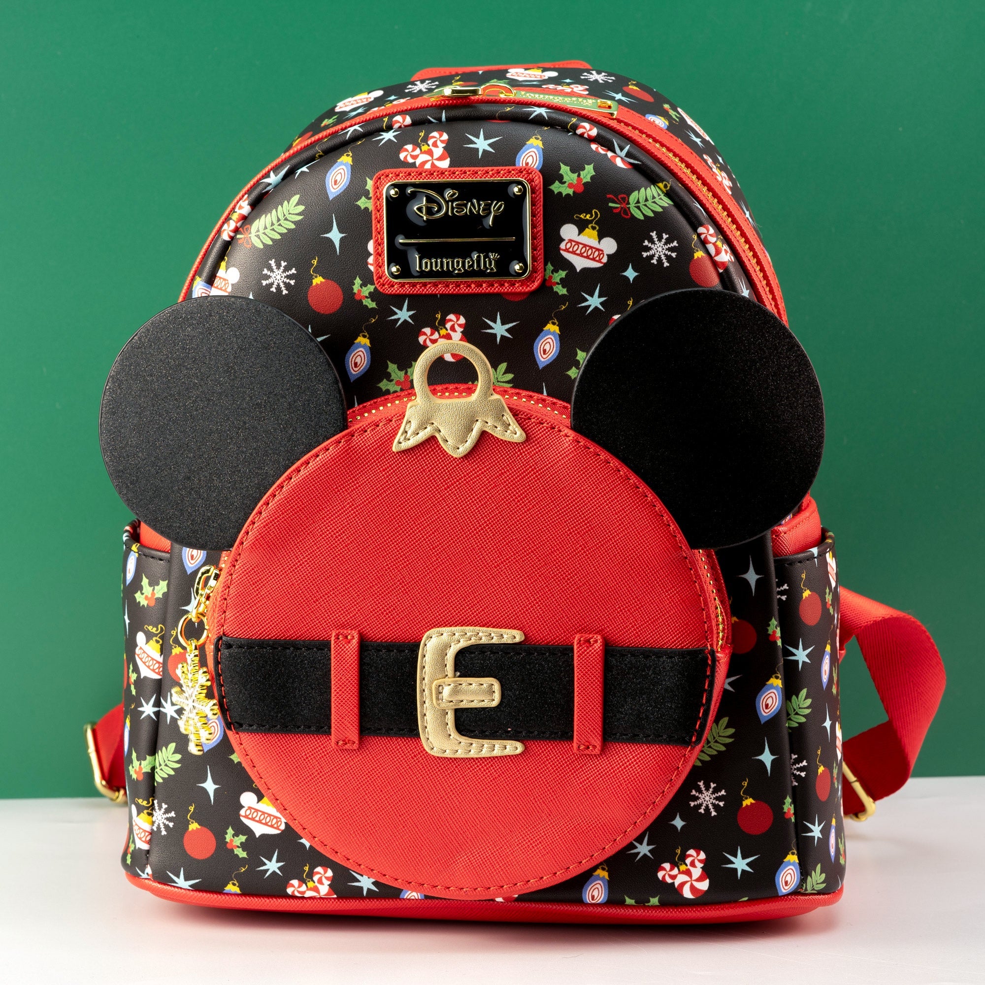 Loungefly x Disney Mickey Mouse Christmas Ornament Mini Backpack GeekCore