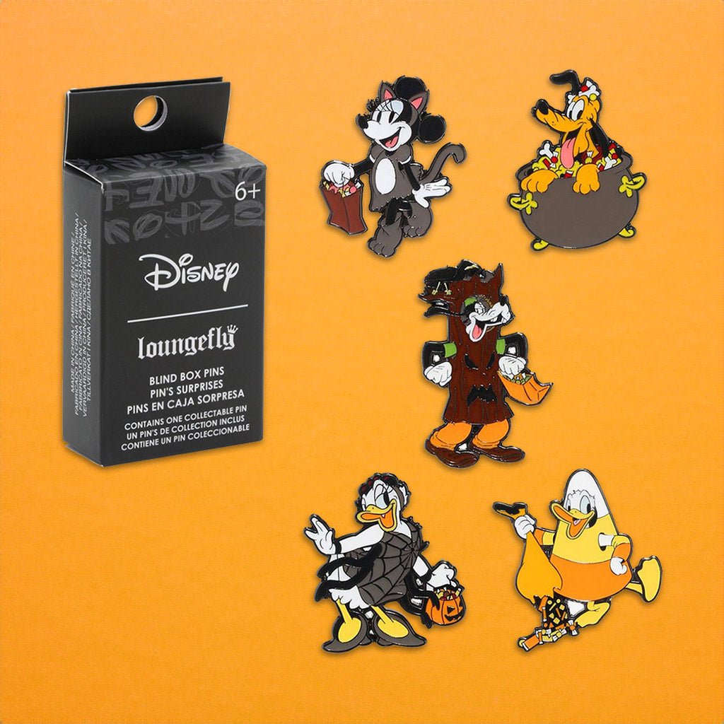 Loungefly x Disney Mickey Mouse & Friends Halloween Blind Box Mystery Pin - GeekCore