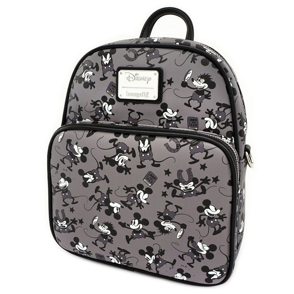 Loungefly X Disney Mickey Mouse Plane Crazy Mini Backpack - GeekCore