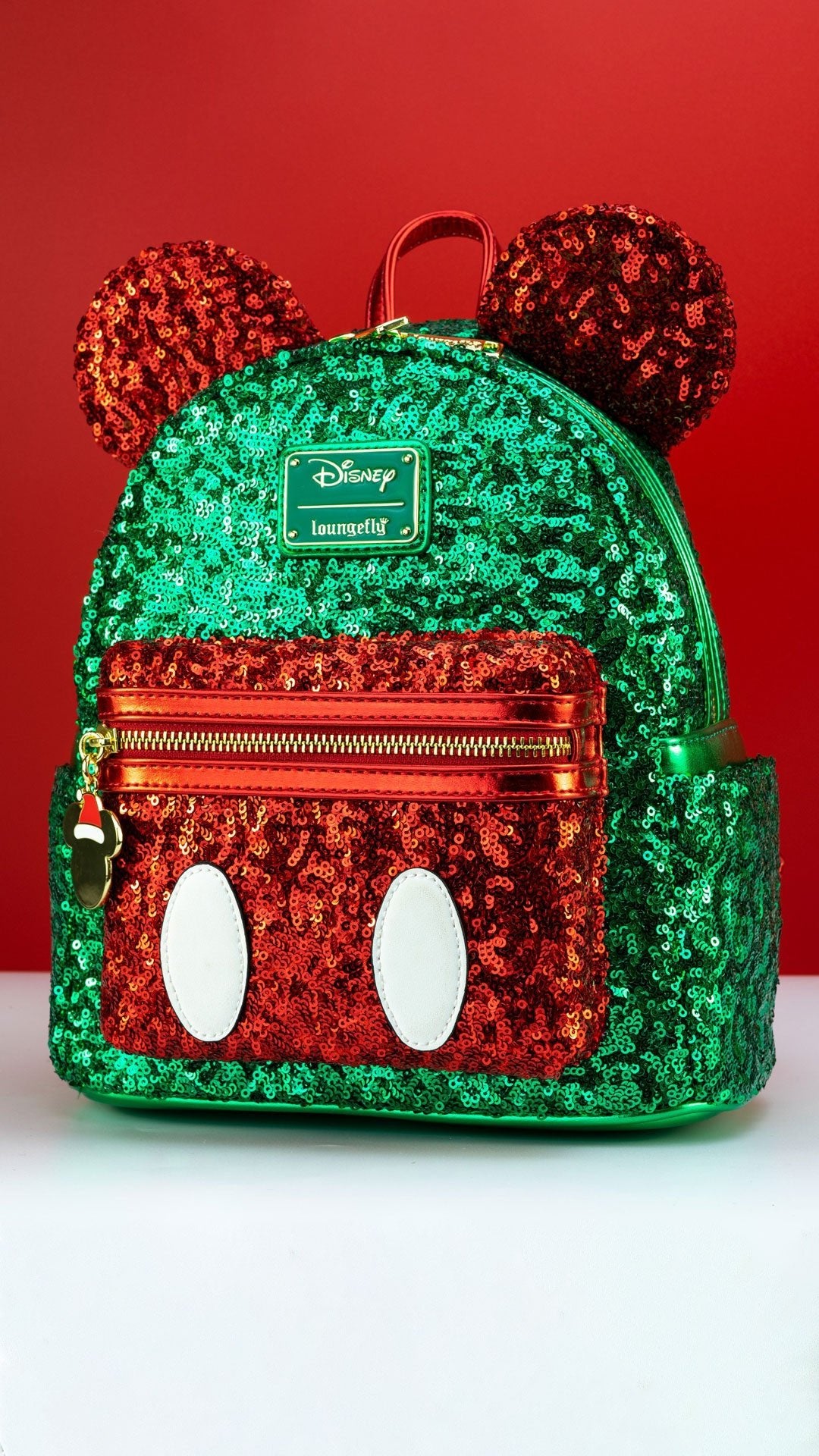 Mickey mouse glitter backpack hotsell