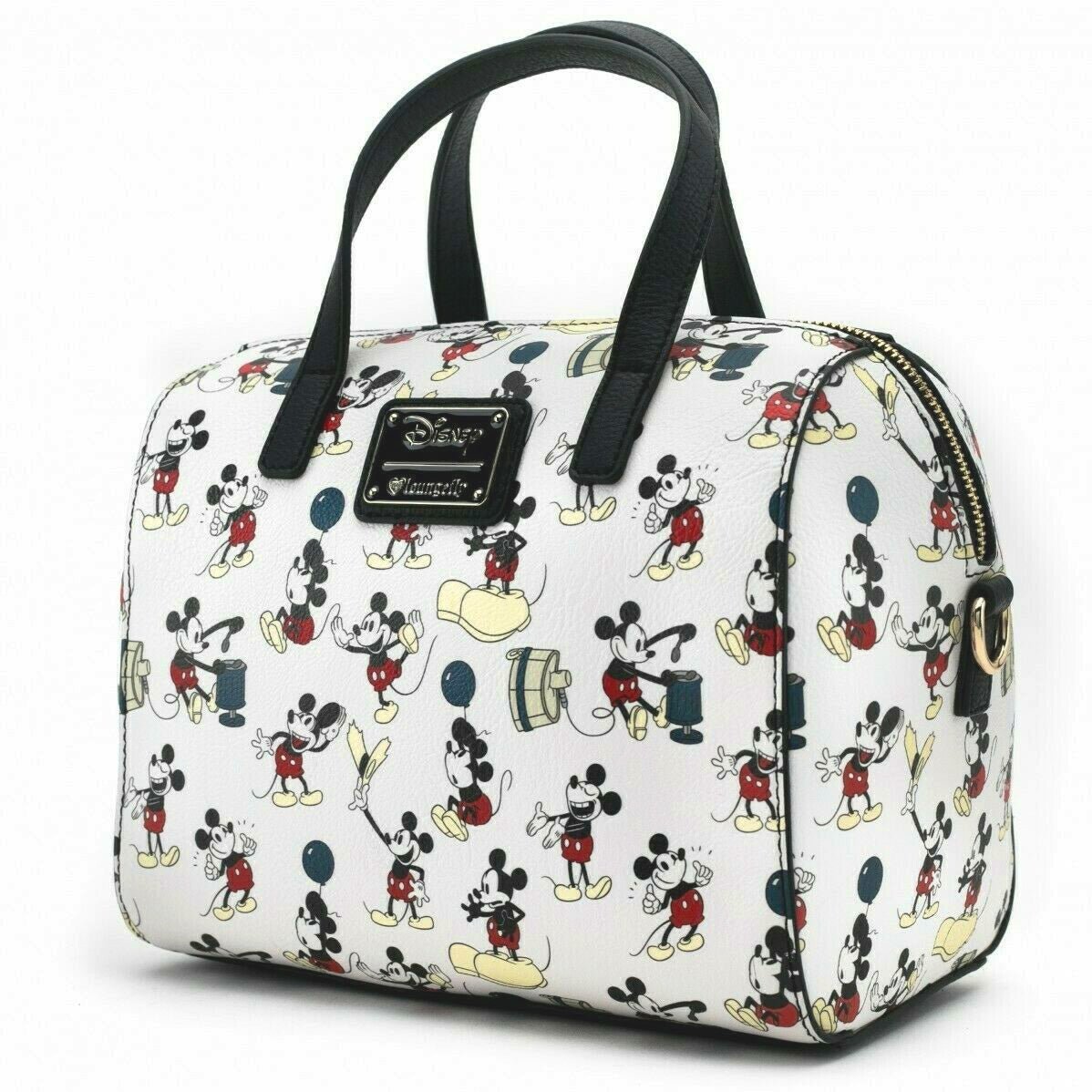 Loungefly x Disney Mickey Print Handbag - GeekCore