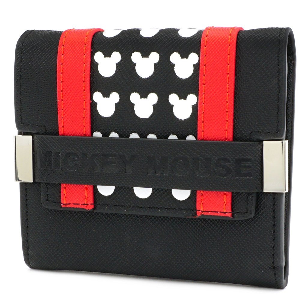 Loungefly x Disney Mickey Red & Black Trifold Purse - GeekCore