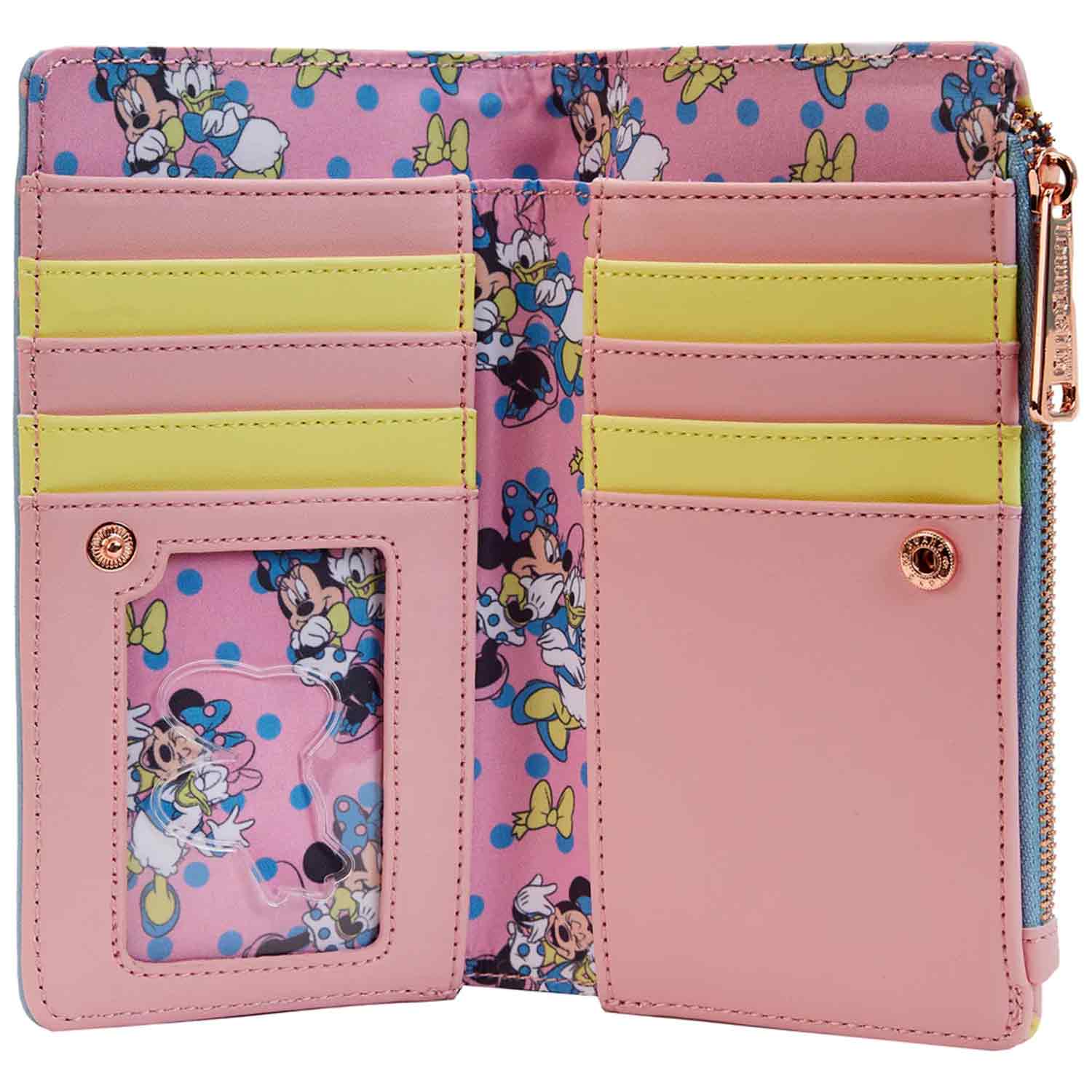 Loungefly x Disney Minnie and Daisy Pastel Polka Dot Purse - GeekCore