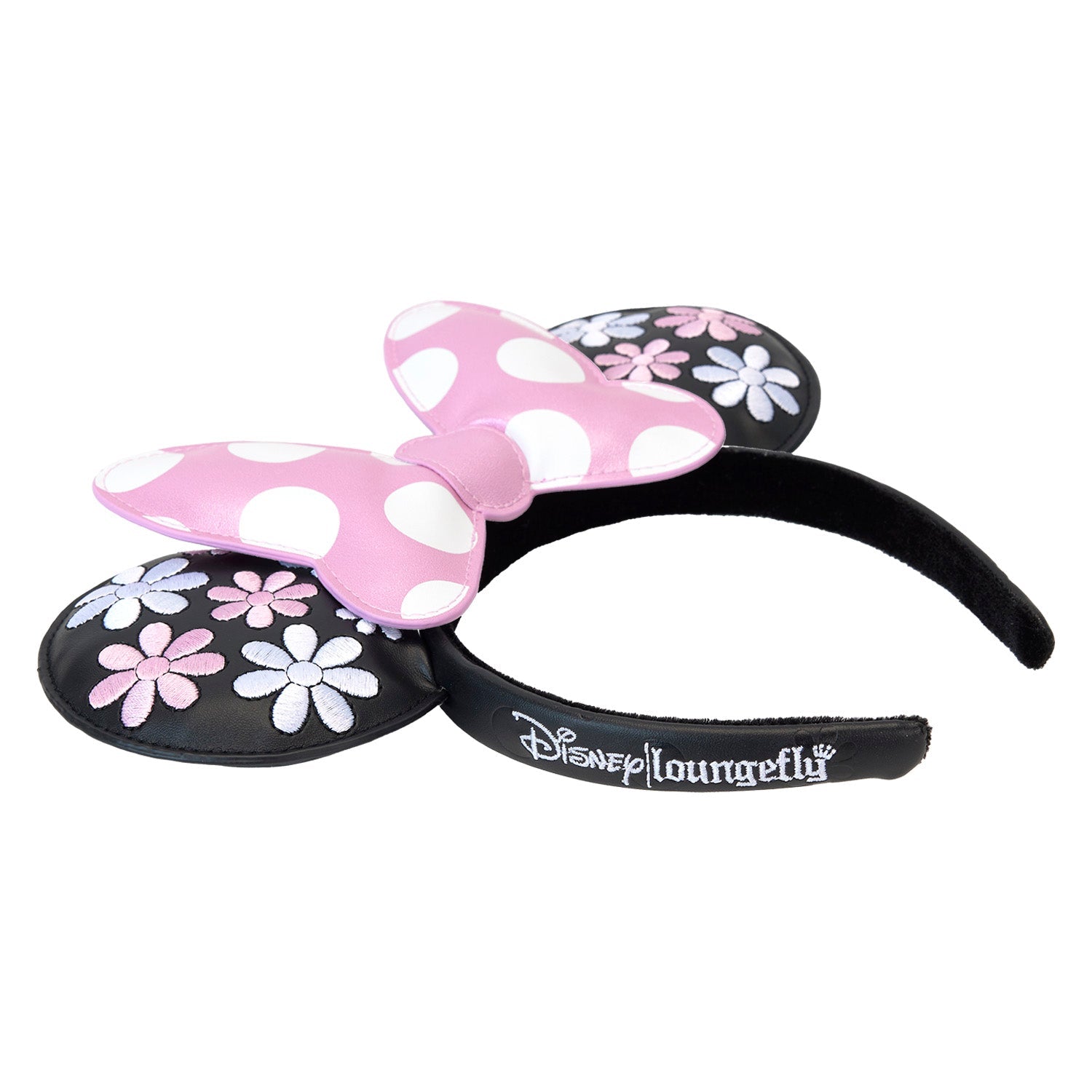 Loungefly x Disney Minnie Floral Rock the Dots Headband - GeekCore