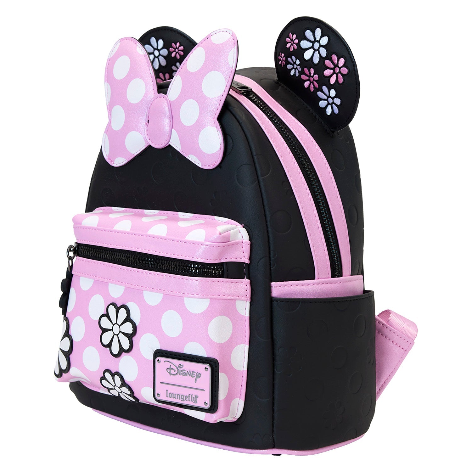 Loungefly x Disney Minnie Floral Rock the Dots Mini Backpack - GeekCore