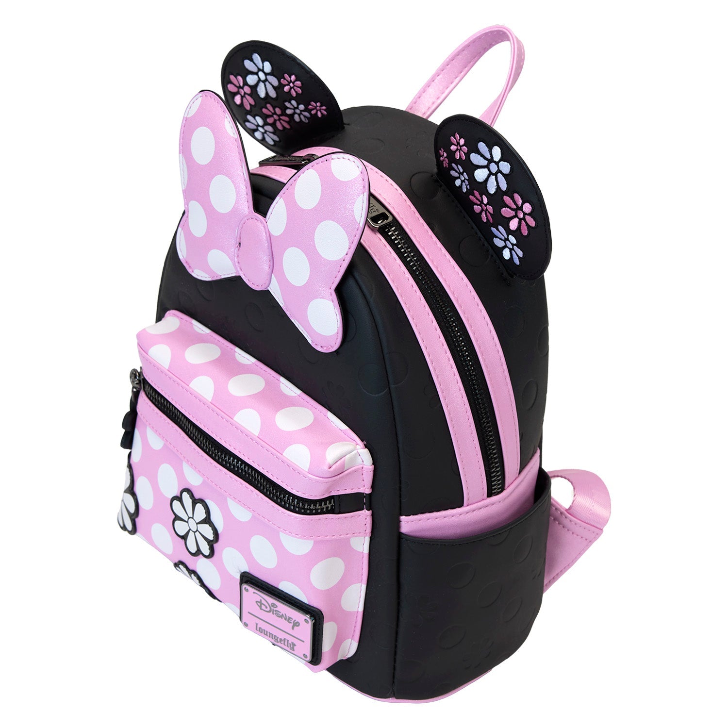 Loungefly x Disney Minnie Floral Rock the Dots Mini Backpack - GeekCore