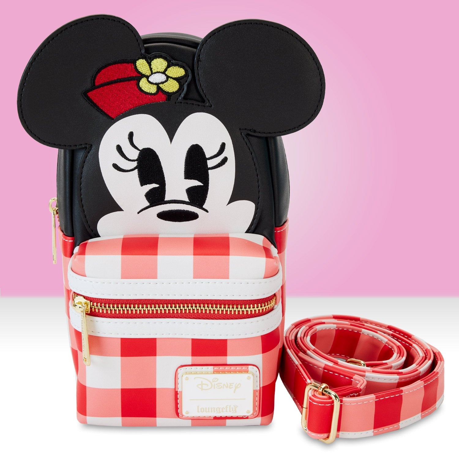 Loungefly x Disney Minnie Mouse Cup Holder Crossbody Bag - GeekCore