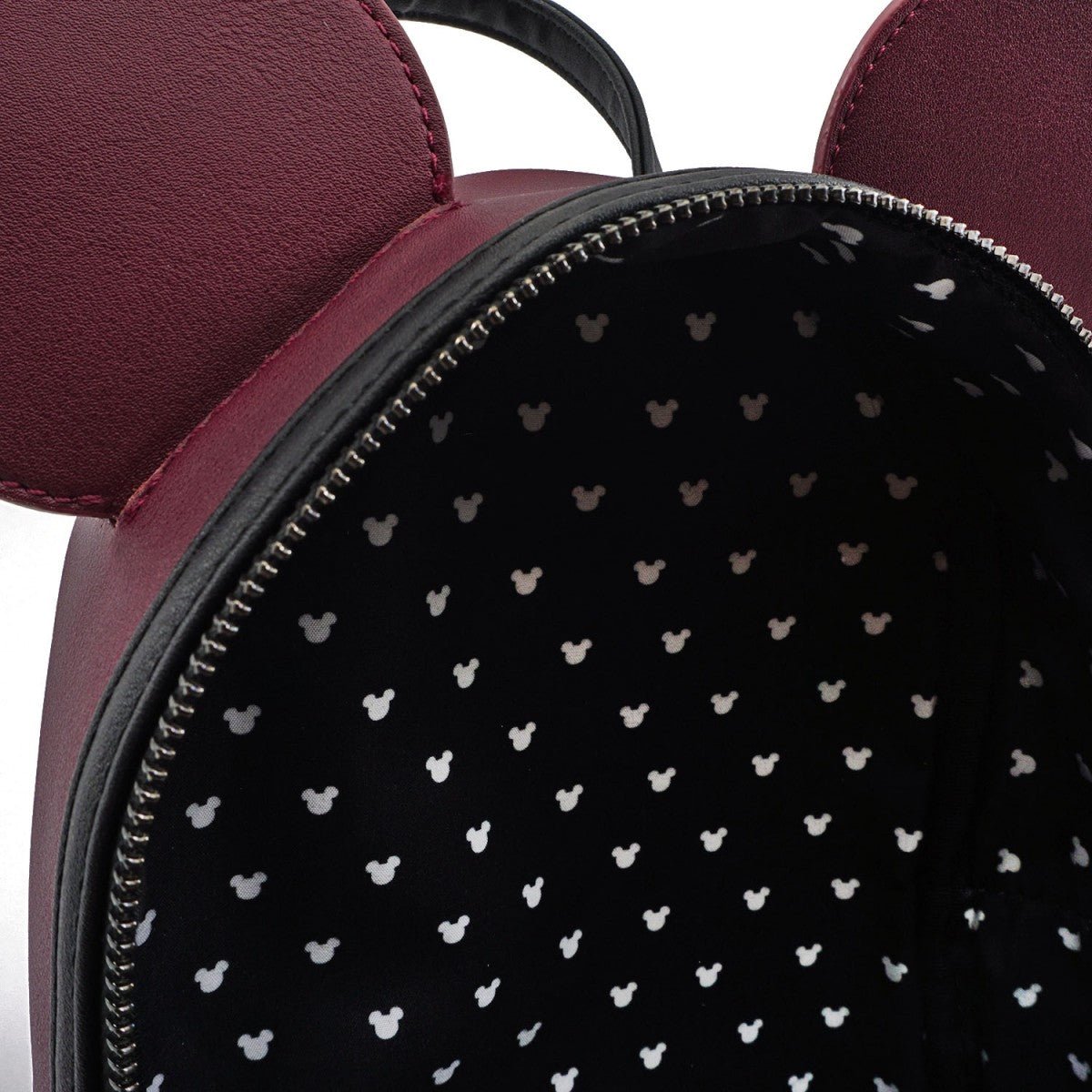 Loungefly X Disney Minnie Mouse Maroon Quilted Mini Backpack - GeekCore