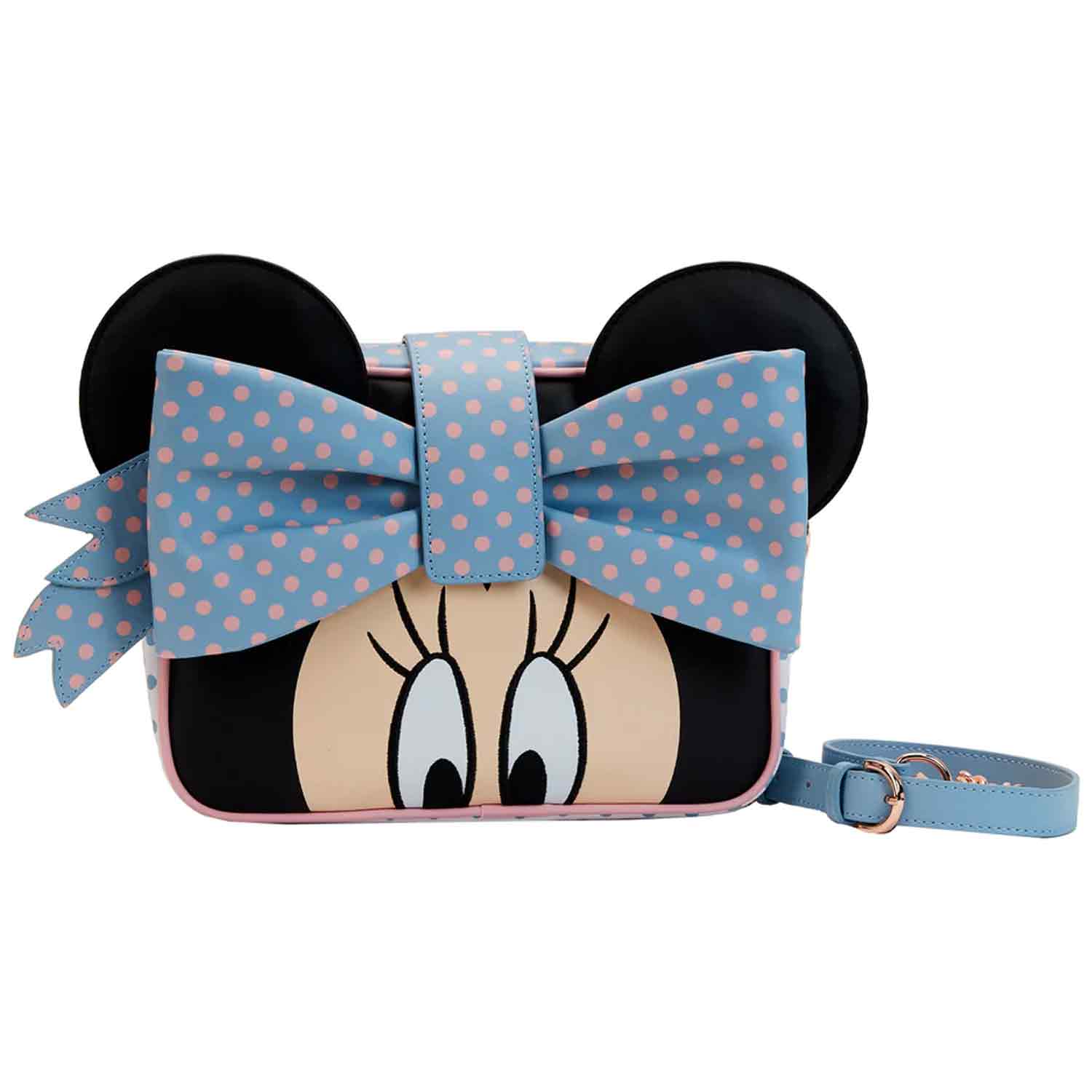 Loungefly x Disney Minnie Mouse Pastel Polka Dot Crossbody Bag - GeekCore