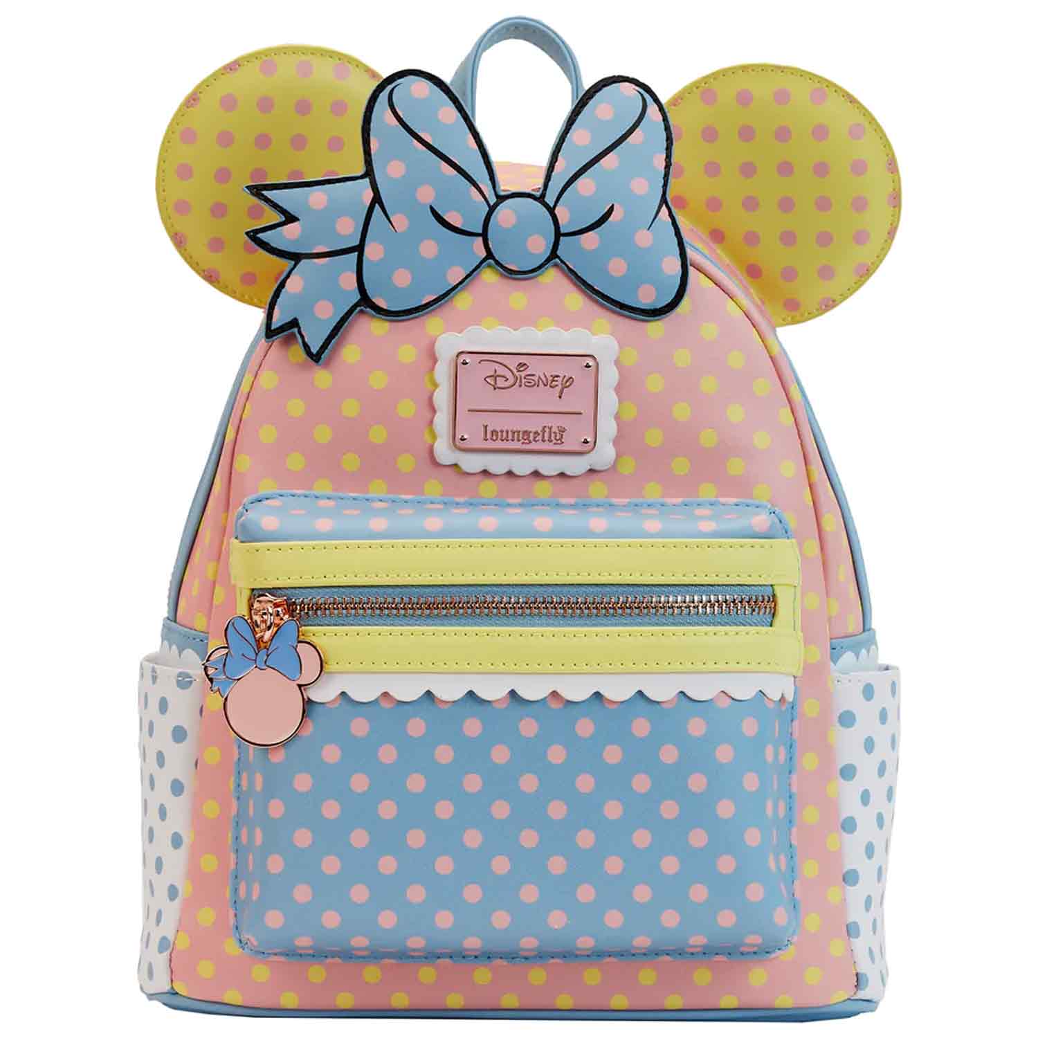 Loungefly x Disney Minnie Mouse Pastel Polka Dot Mini Backpack - GeekCore