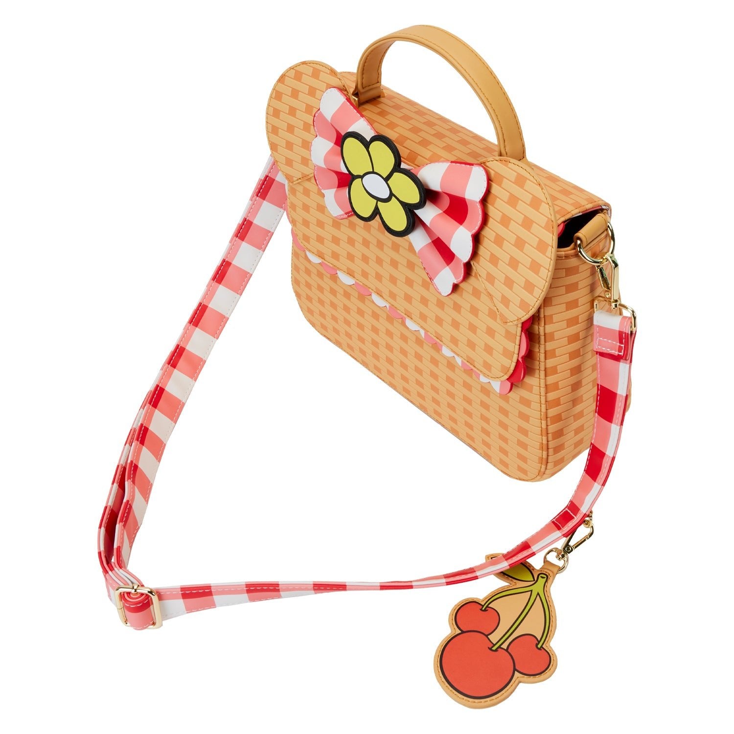 Loungefly x Disney Minnie Mouse Picnic Basket Crossbody Bag - GeekCore