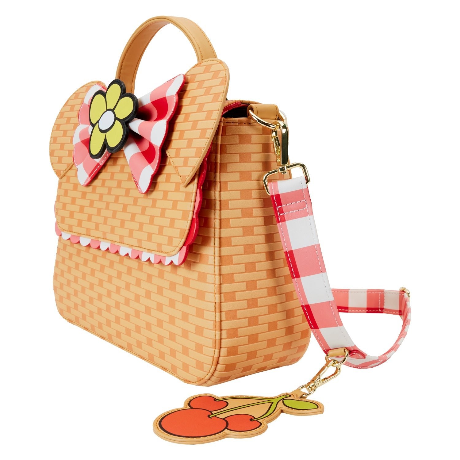 Loungefly x Disney Minnie Mouse Picnic Basket Crossbody Bag - GeekCore