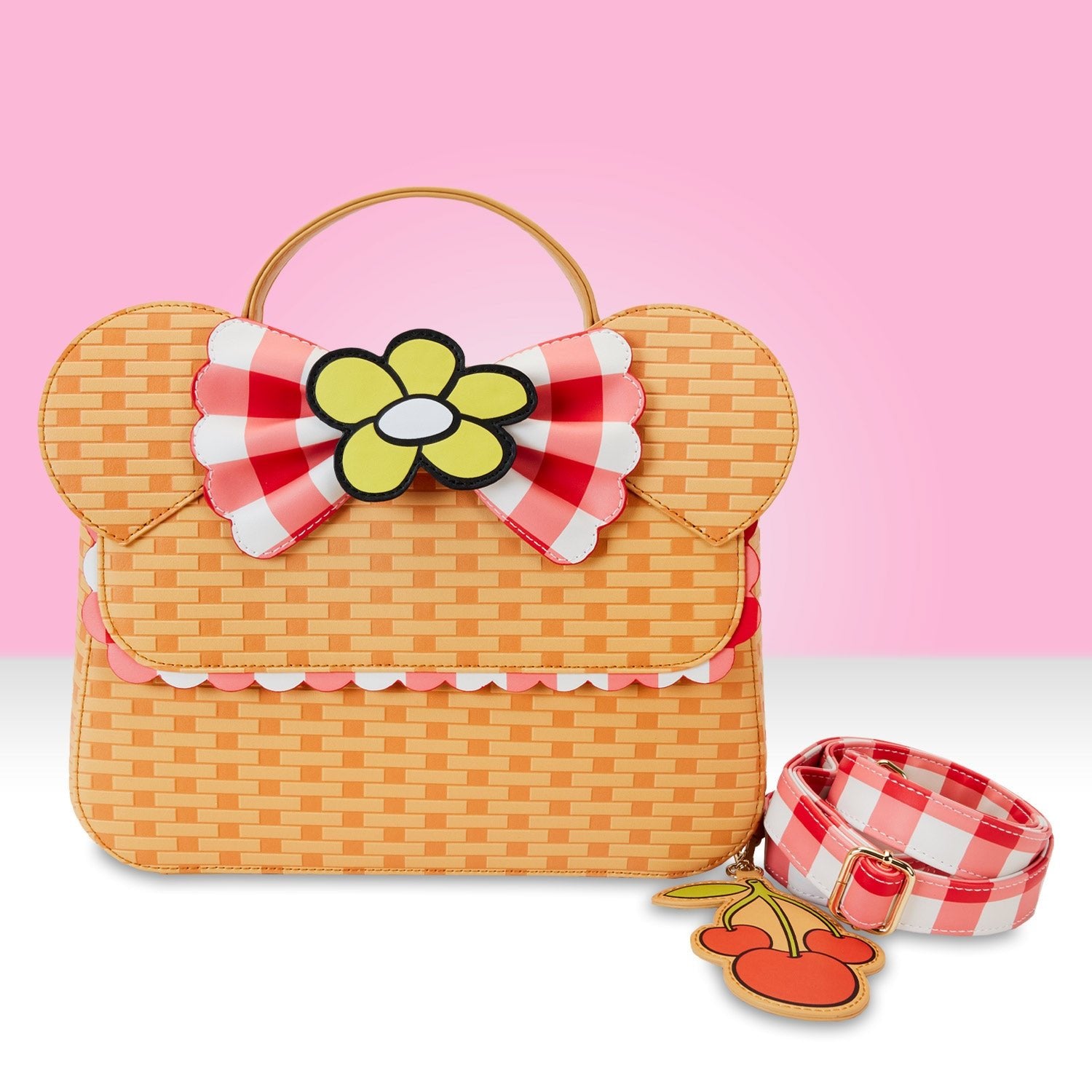 Loungefly x Disney Minnie Mouse Picnic Basket Crossbody Bag GeekCore