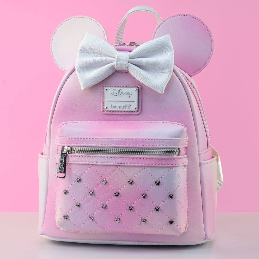 Disney outlet Loungefly Minnie Ombré Sequin Backpack NEW