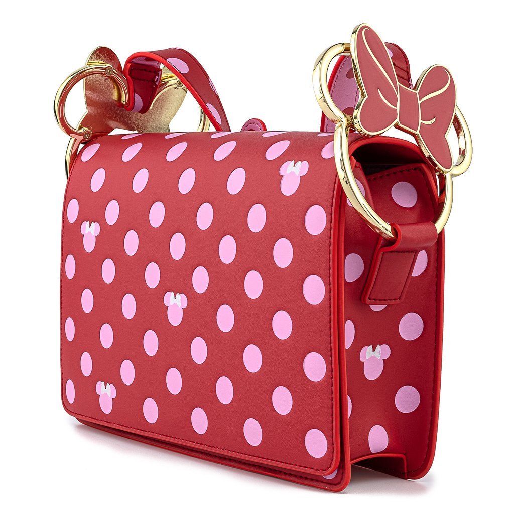 Loungefly x Disney Minnie Mouse Polka Dot Bow Handbag - GeekCore