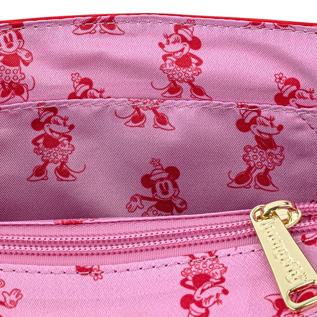 Loungefly x Disney Minnie Mouse Polka Dot Bow Handbag - GeekCore