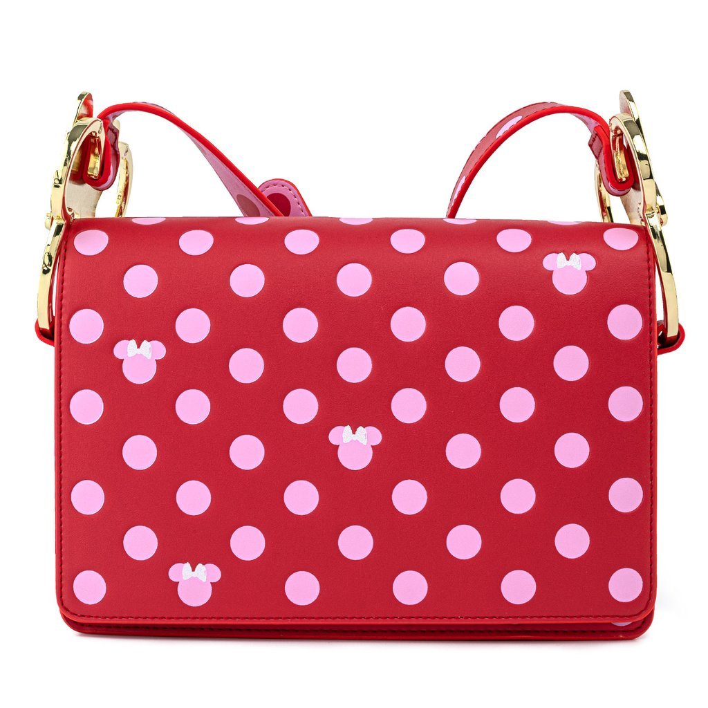 Loungefly x Disney Minnie Mouse Polka Dot Bow Handbag - GeekCore