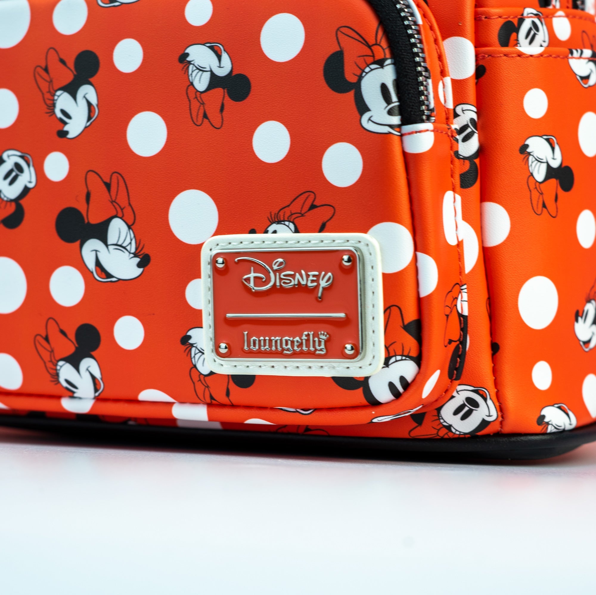 Loungefly x Disney Minnie Mouse Red Polka Dot AOP Mini Backpack - GeekCore