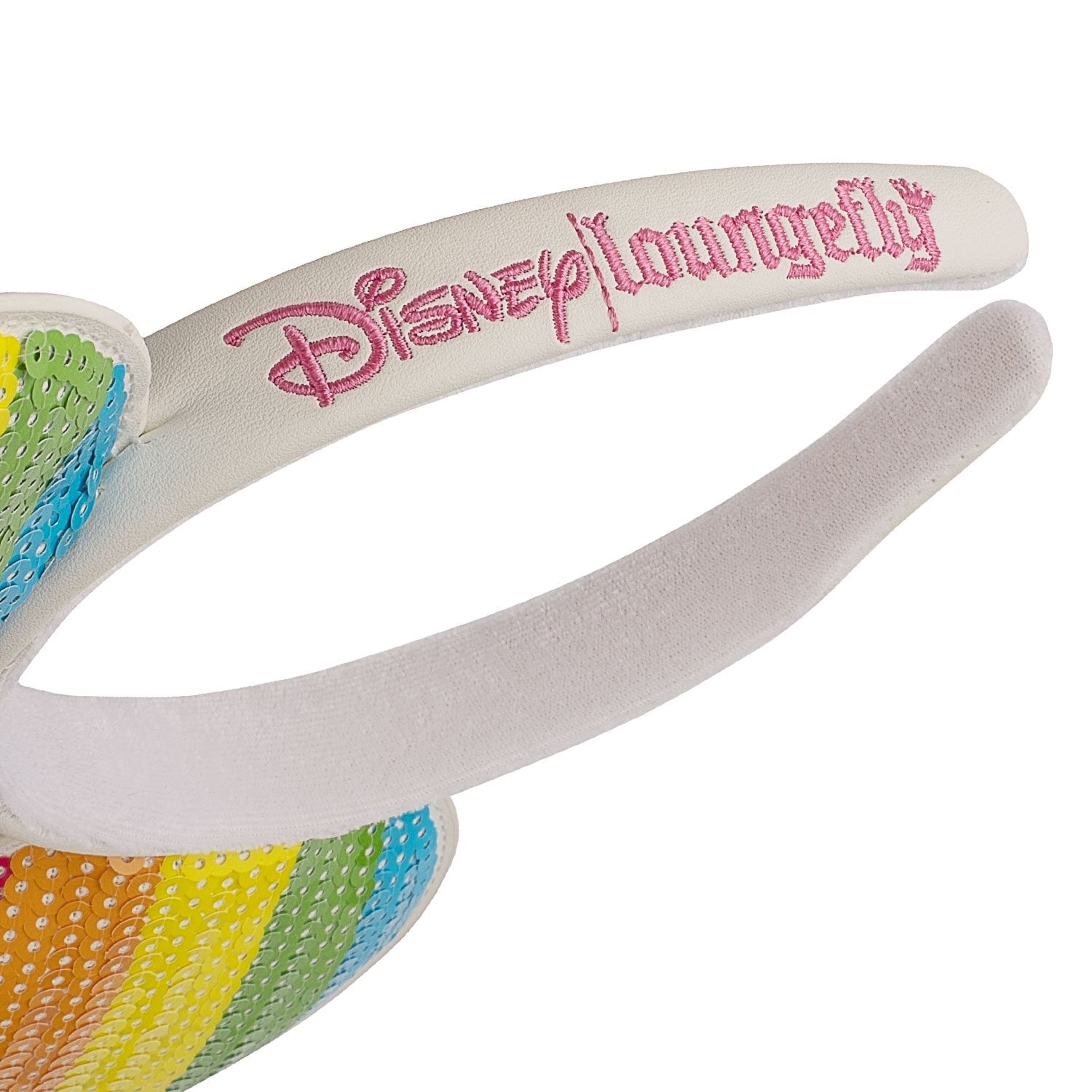 Loungefly x Disney Minnie Mouse Sequin Rainbow Headband - GeekCore