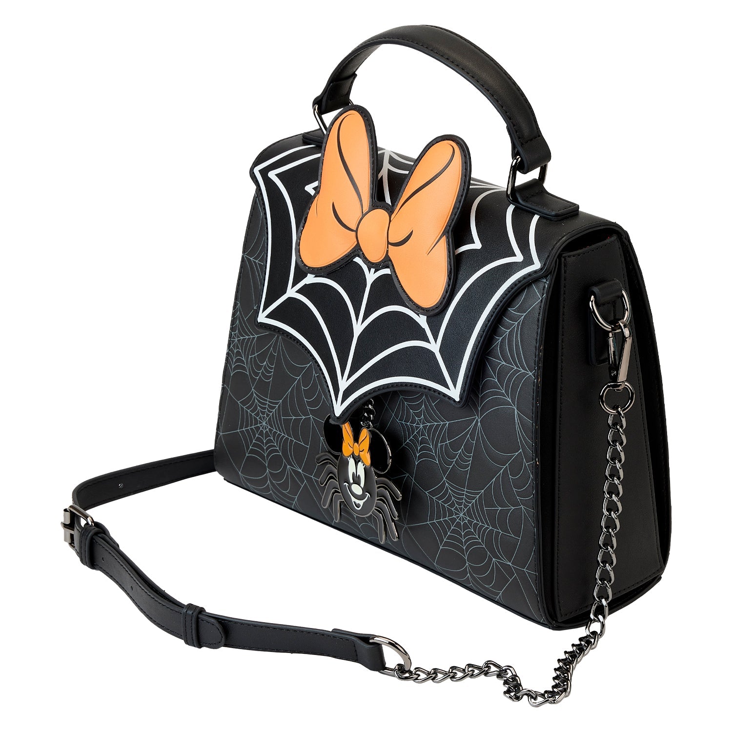 Loungefly x Disney Minnie Mouse Spiderweb Crossbody Bag - GeekCore