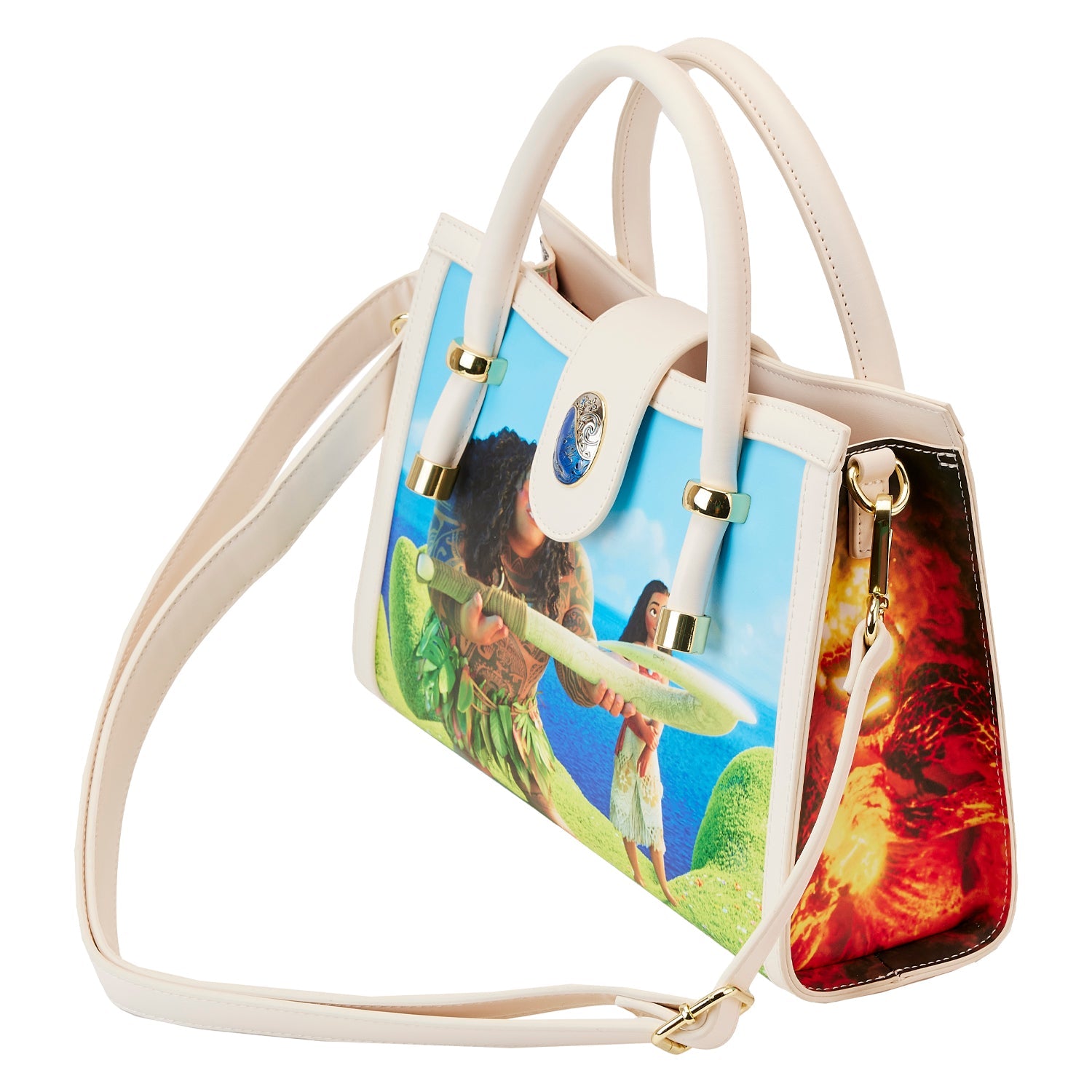 Loungefly x Disney Moana Princess Scene Crossbody Bag - GeekCore