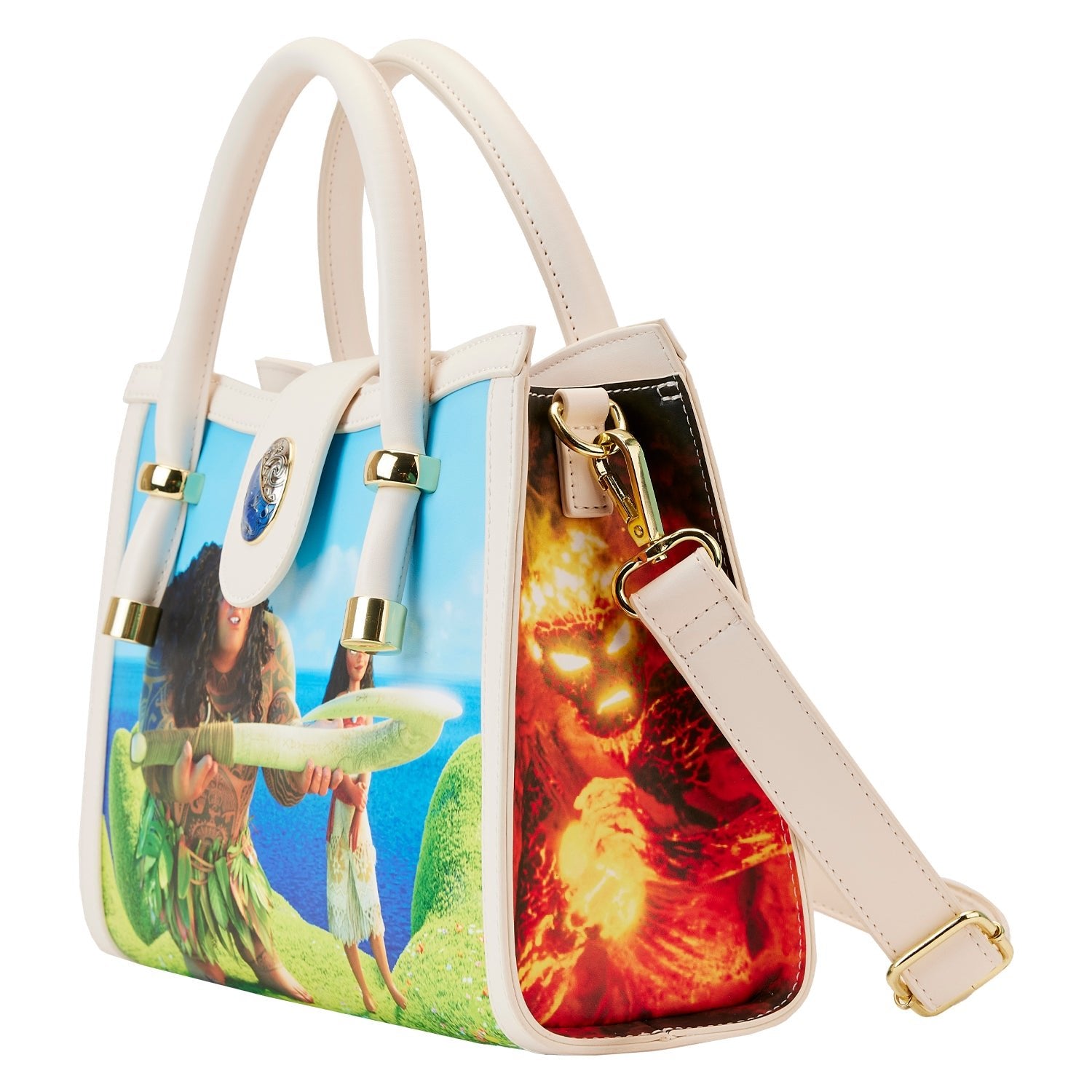 Loungefly x Disney Moana Princess Scene Crossbody Bag - GeekCore