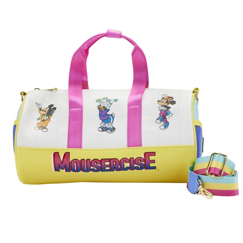 Loungefly x Disney Mousercise Duffle Bag GeekCore