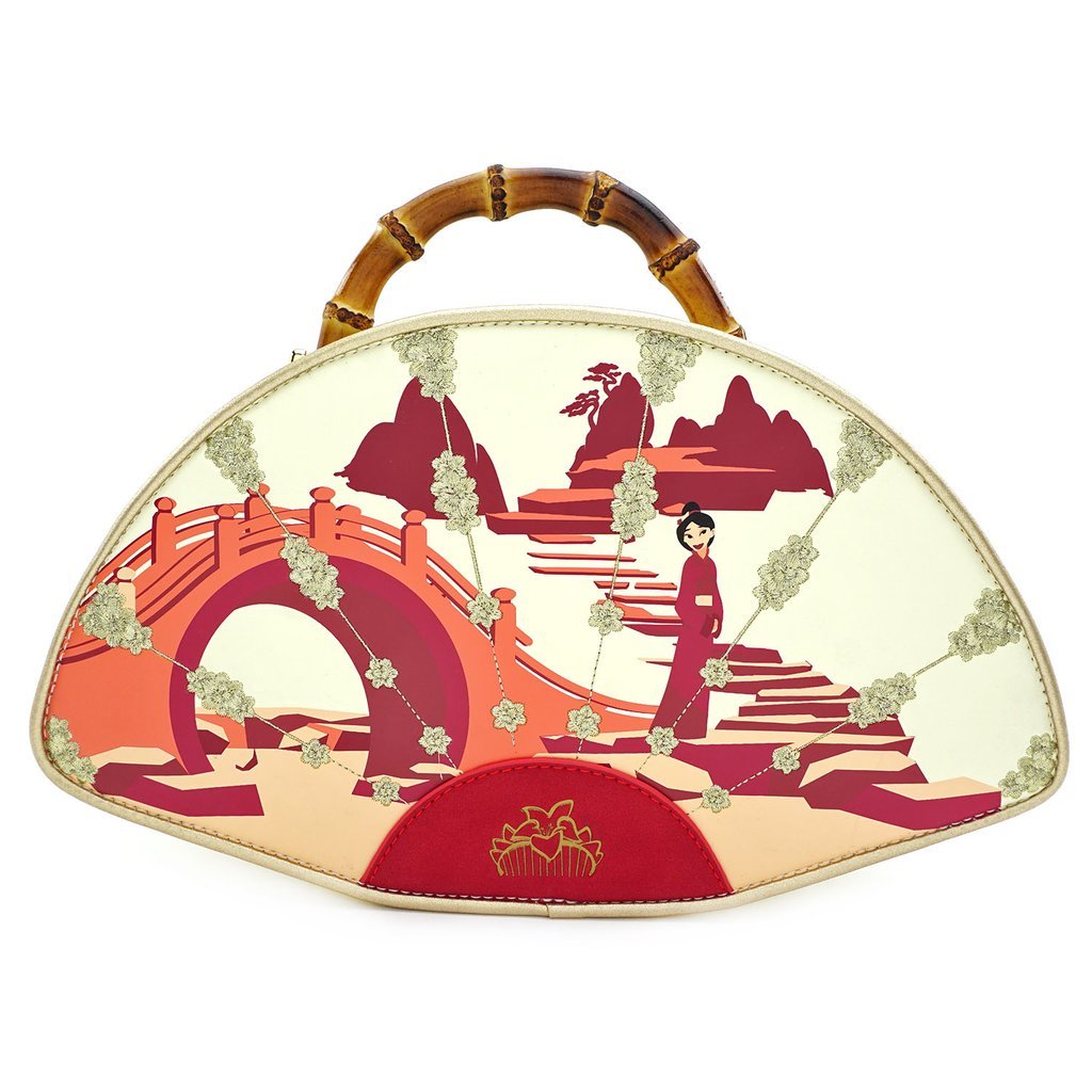 Loungefly X Disney Mulan Bamboo Handle Fan Handbag - GeekCore