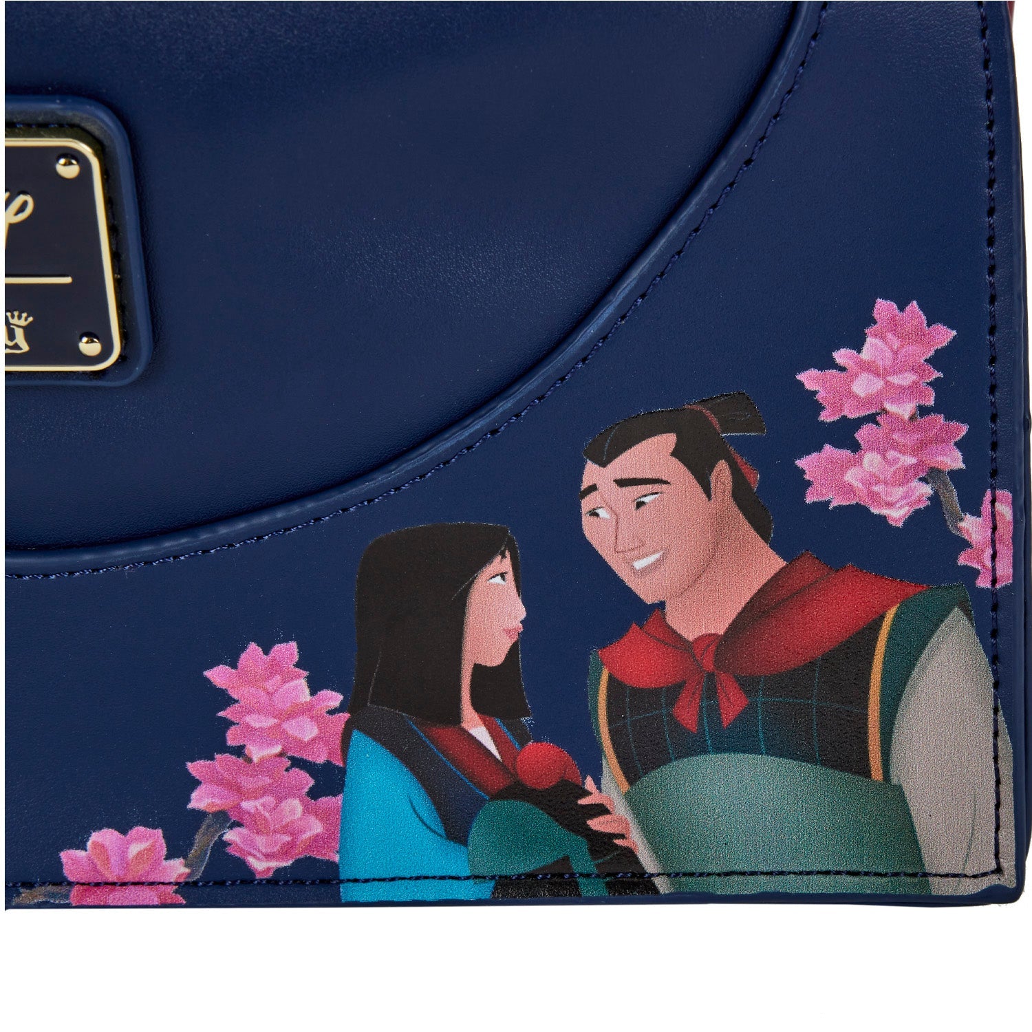 Loungefly x Disney Mulan Castle Cinch Sack Crossbody Bag - GeekCore