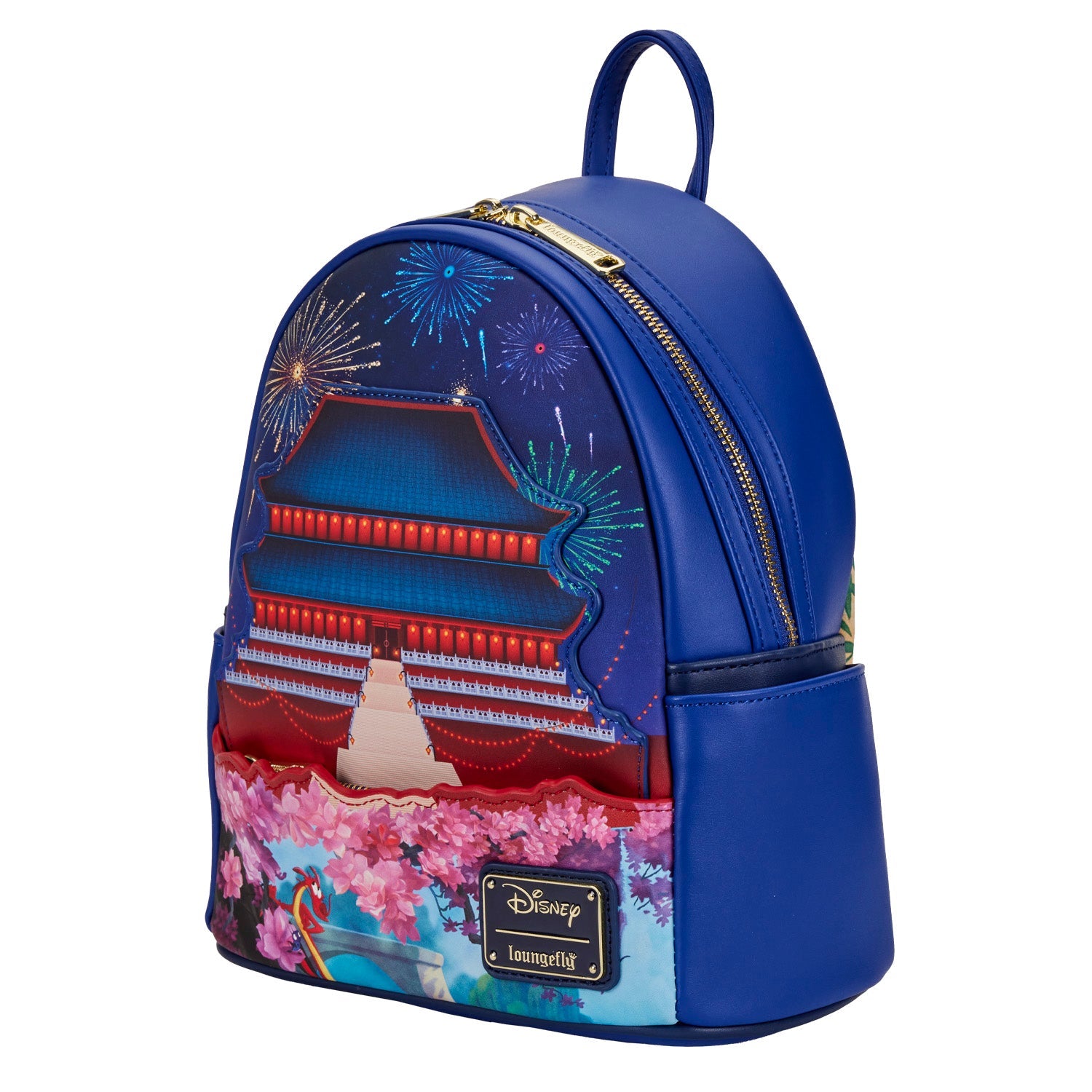 Loungefly x Disney Mulan Castle Light Up Mini Backpack