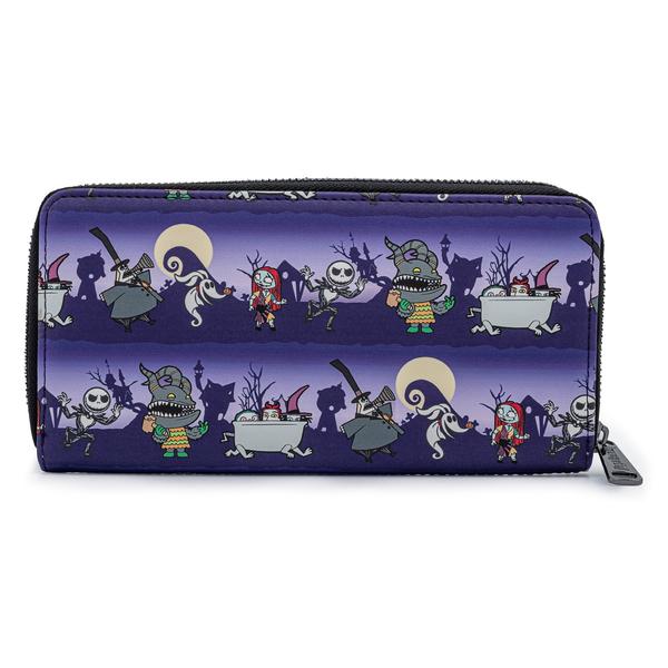 Loungefly x Disney Nightmare Before Christmas All Over Print Purse - GeekCore