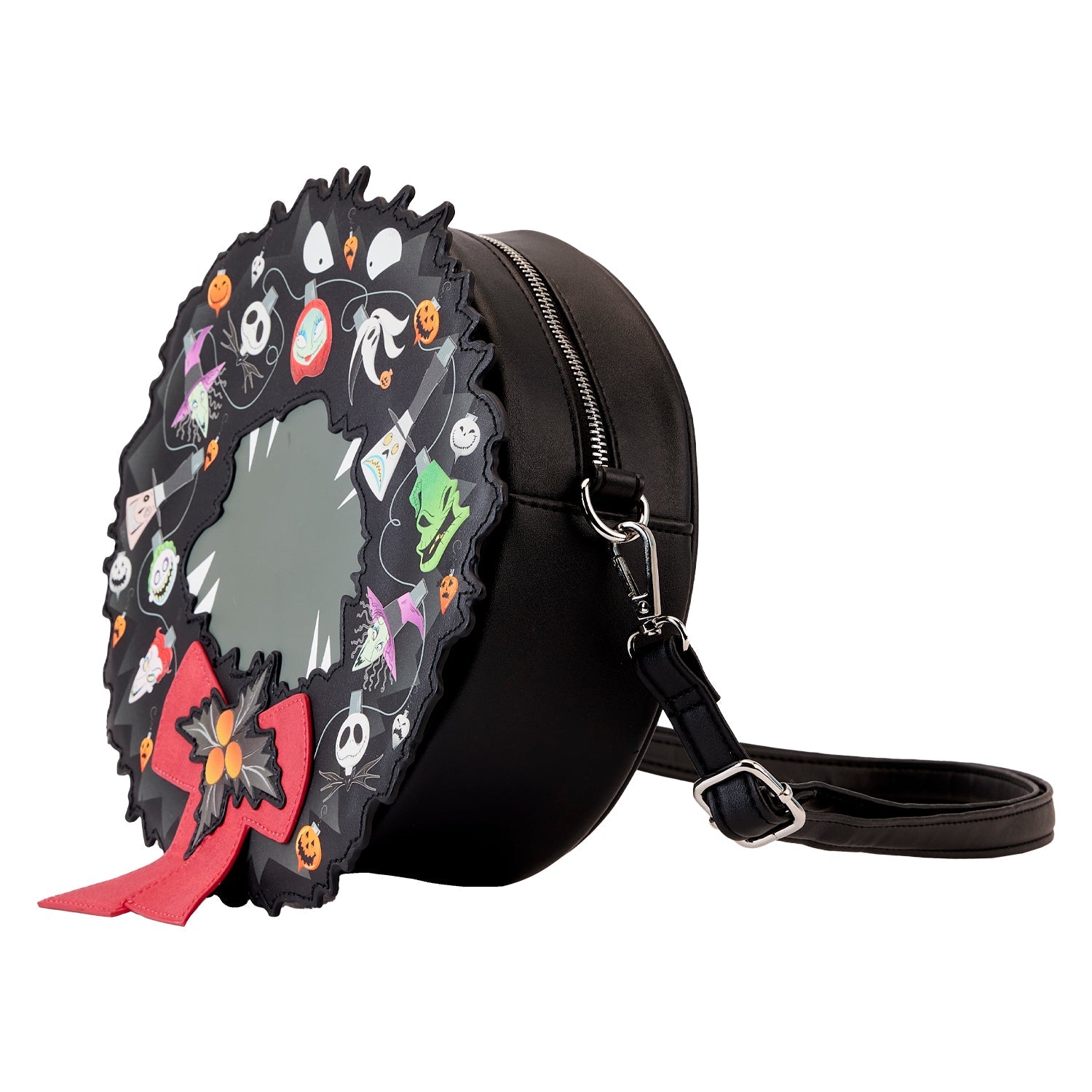 Loungefly x Disney Nightmare Before Christmas Figural Wreath Crossbody Bag - GeekCore