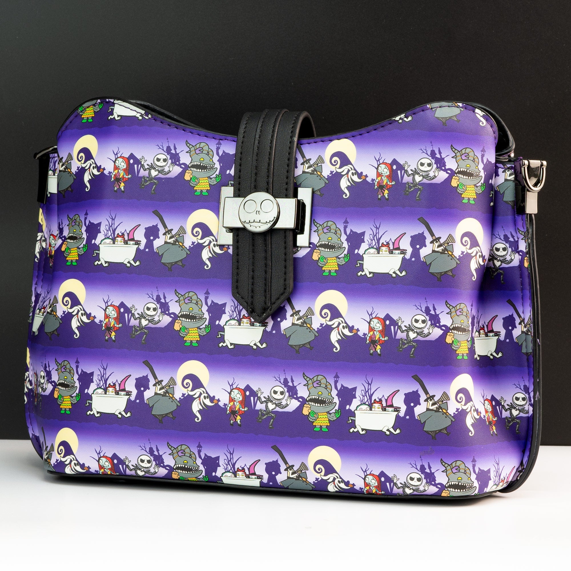 Loungefly x Disney Nightmare Before Christmas Halloween Line Crossbody Bag