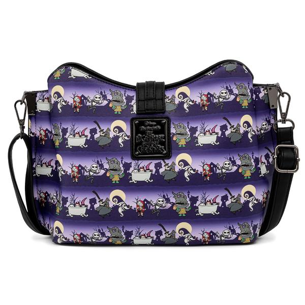 Loungefly x Disney Nightmare Before Christmas Halloween Line Crossbody Bag - GeekCore