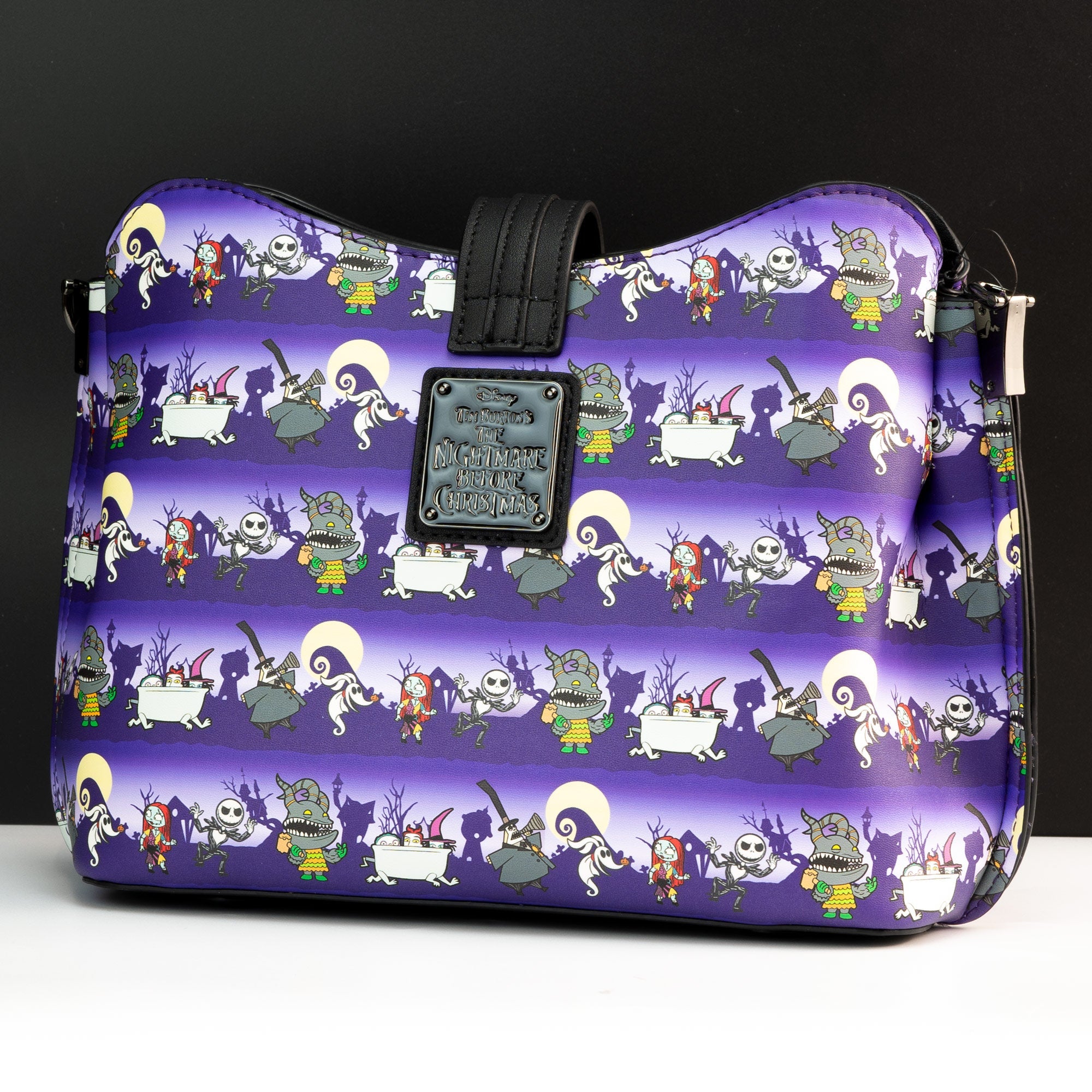 Loungefly x Disney Nightmare Before Christmas Halloween Line Crossbody Bag - GeekCore