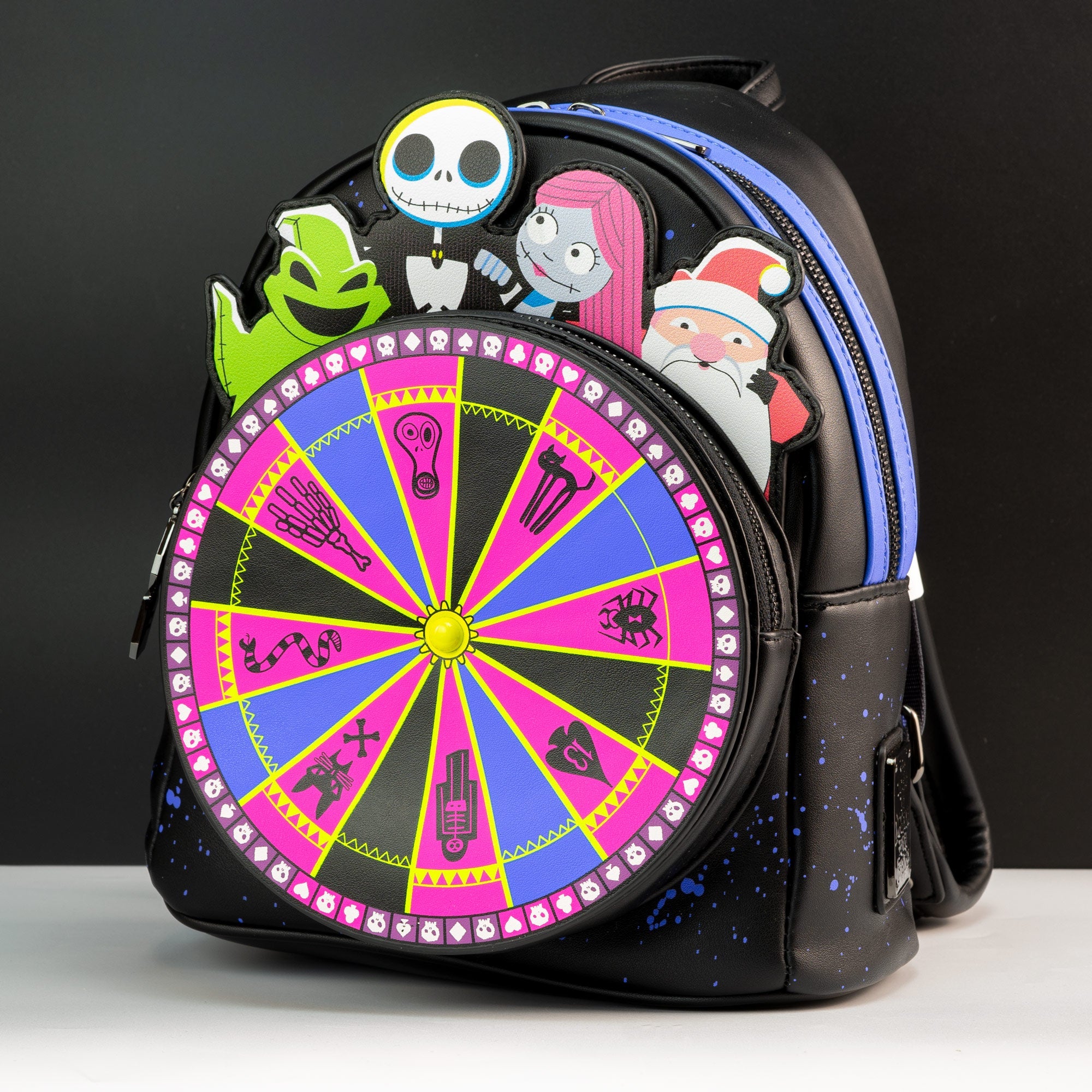 Loungefly x Disney Nightmare Before Christmas Oogie Boogie Wheel Mini Backpack - GeekCore