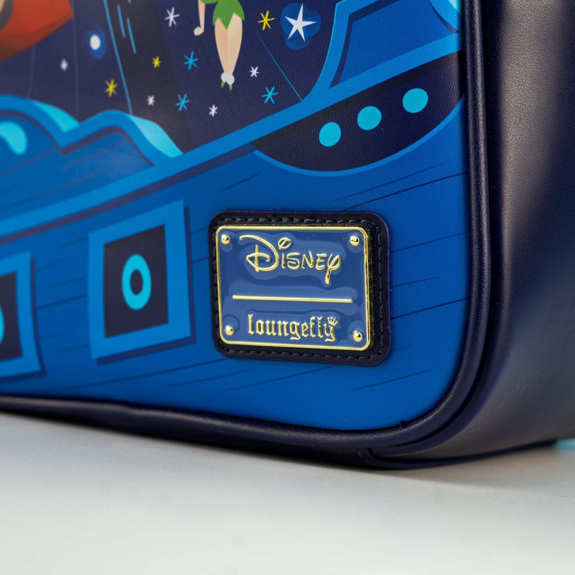 Loungefly x Disney Peter Pan, Captain Hook and Tinkerbell Moon Scene Mini Backpack - GeekCore