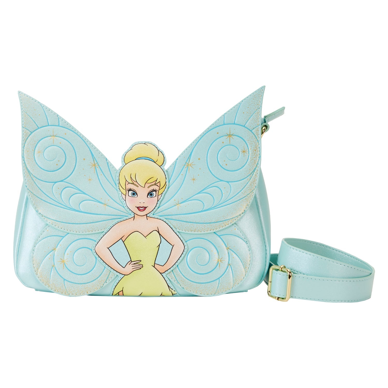 Loungefly x Disney Peter Pan Tinkerbell Wings Cosplay Crossbody Bag - GeekCore