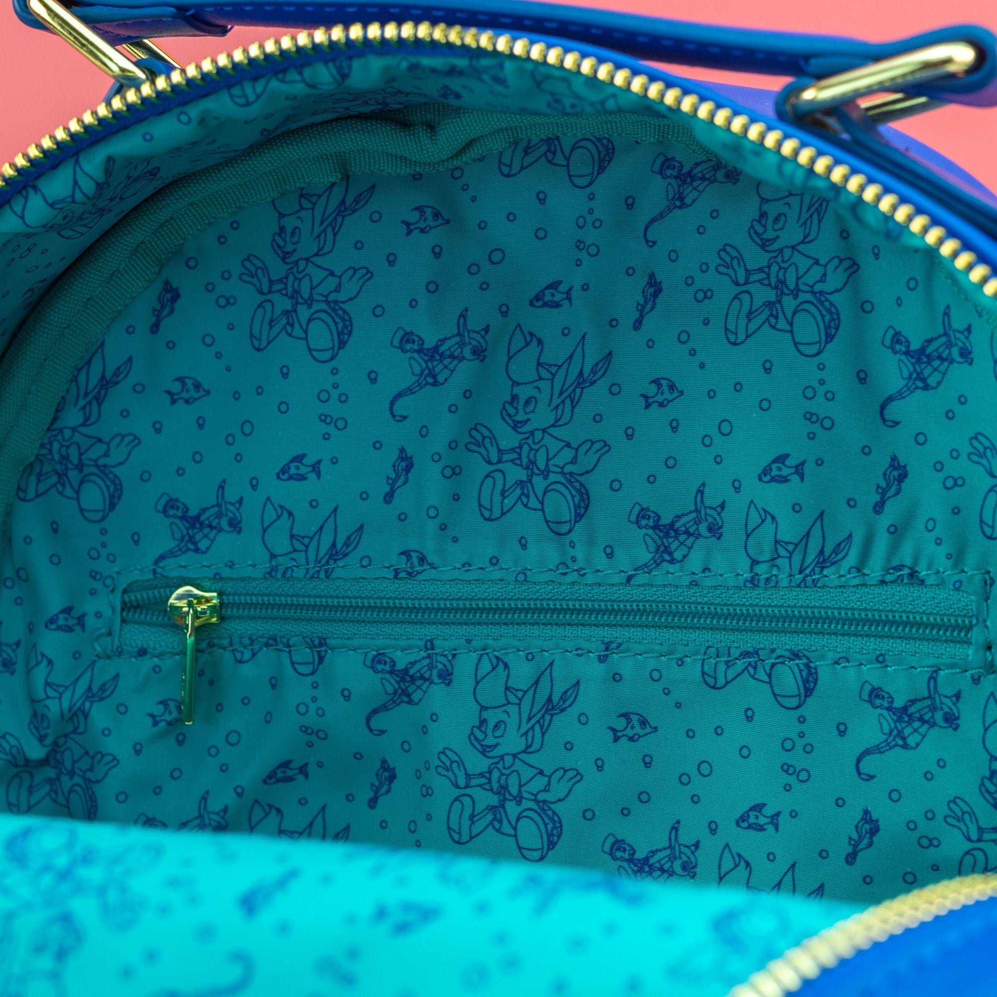 Loungefly x Disney Pinocchio Sea Mini Backpack - GeekCore