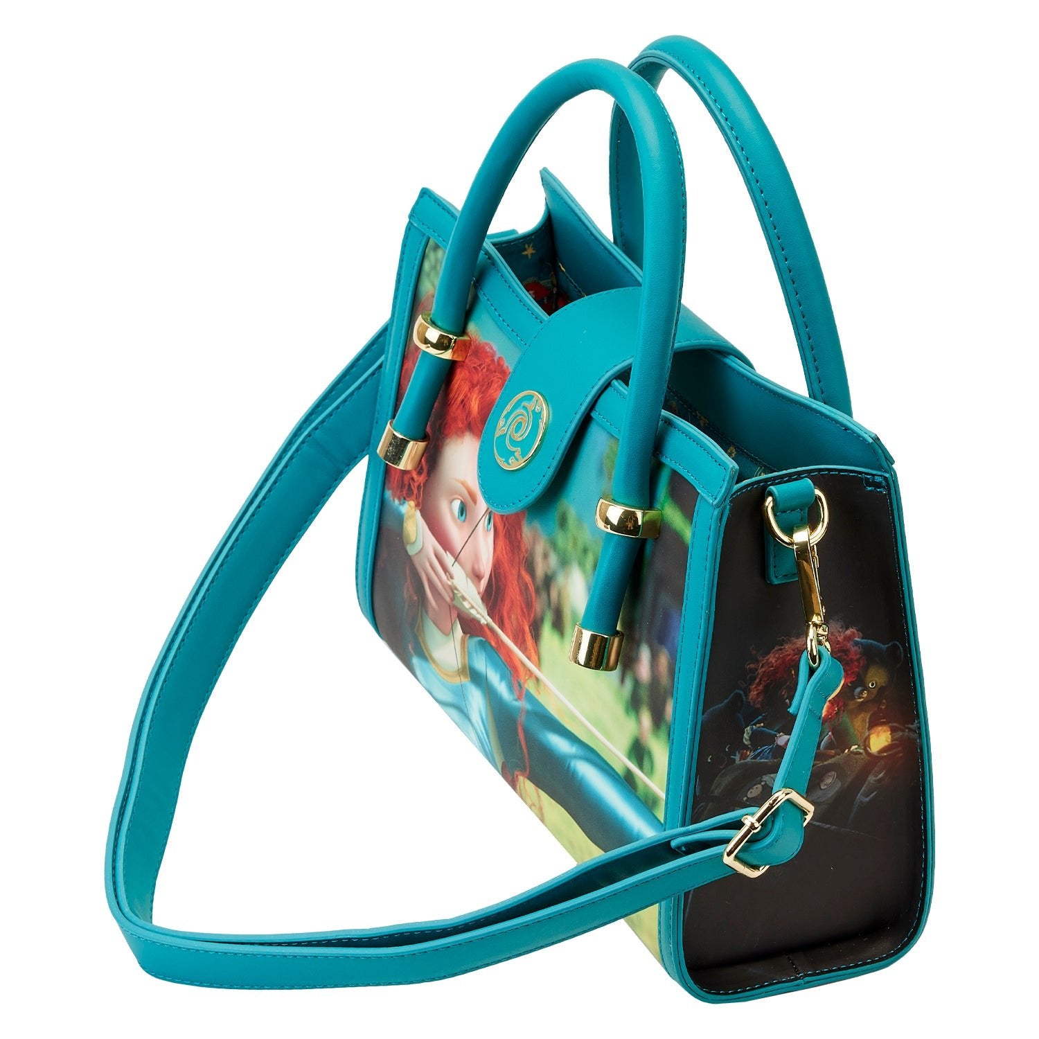 Loungefly x Disney Pixar Brave Merida Scene Crossbody Bag - GeekCore