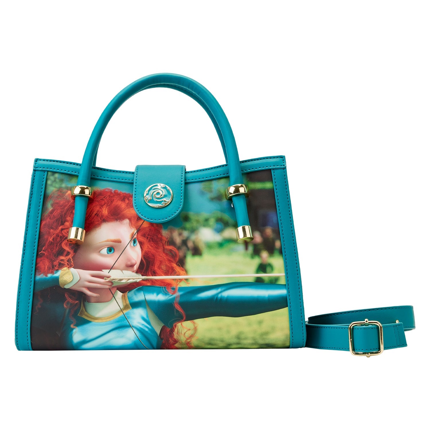 Loungefly x Disney Pixar Brave Merida Scene Crossbody Bag - GeekCore