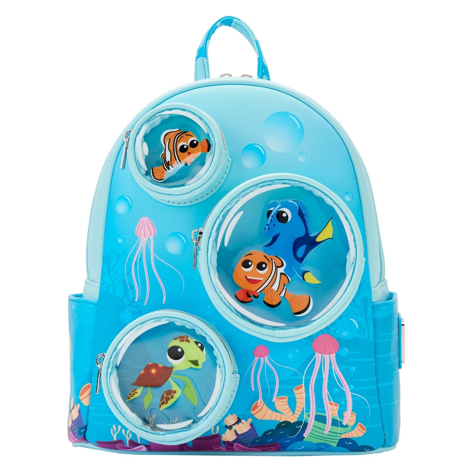 Loungefly x Disney Pixar Finding Nemo 20th Anniversary Bubble Pockets Mini Backpack - GeekCore