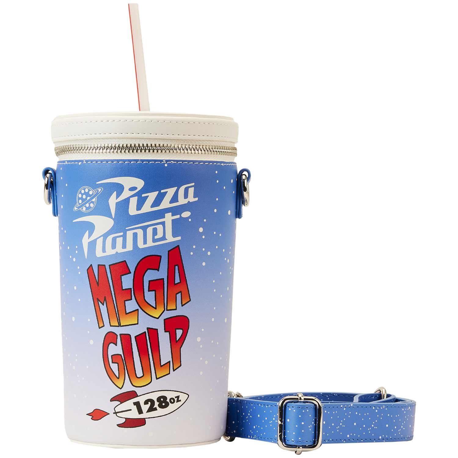 Loungefly x Disney Pixar Toy Story Pizza Planet Mega Gulp Crossbody Bag - GeekCore