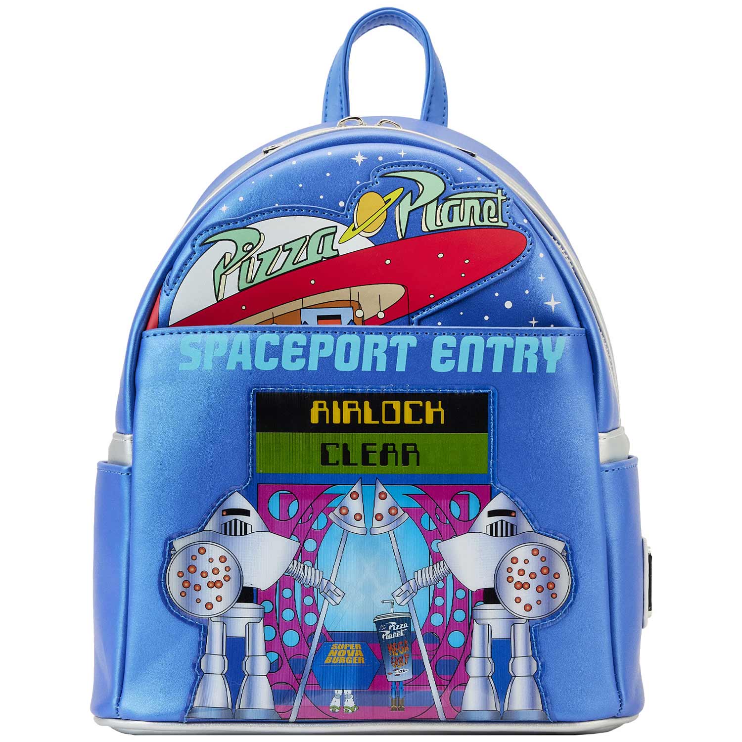 Loungefly x Disney Pixar Toy Story Pizza Planet Space Entry Mini Backpack - GeekCore