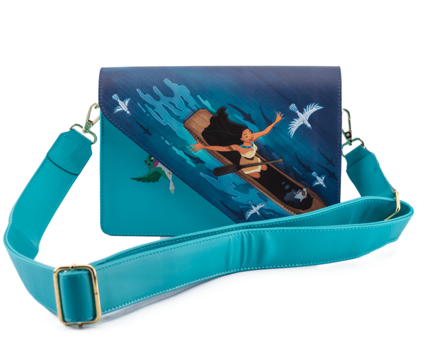 Loungefly x Disney Pocahontas Just Around the River Bend Crossbody Bag - GeekCore