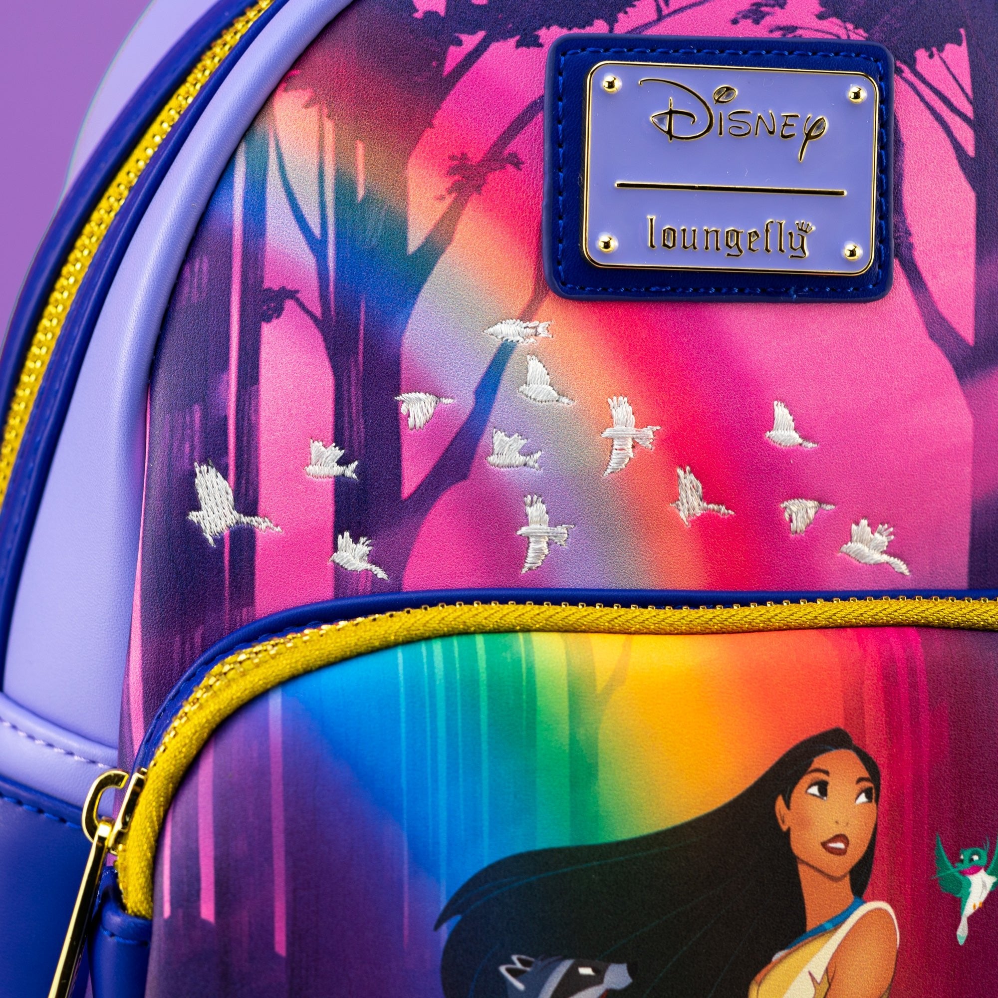 Loungefly x Disney Pocahontas Just Around The River Bend Mini Backpack - GeekCore