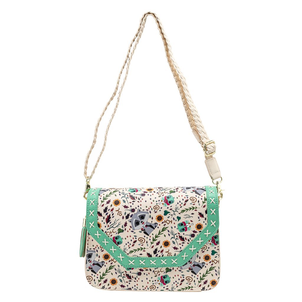 Loungefly x Disney Pocahontas Meeko and Flit Earth Day Handbag - GeekCore