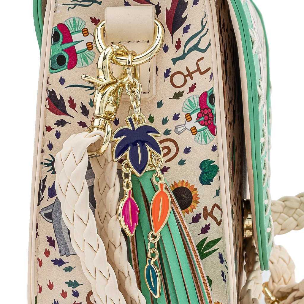 Loungefly x Disney Pocahontas Meeko and Flit Earth Day Handbag - GeekCore