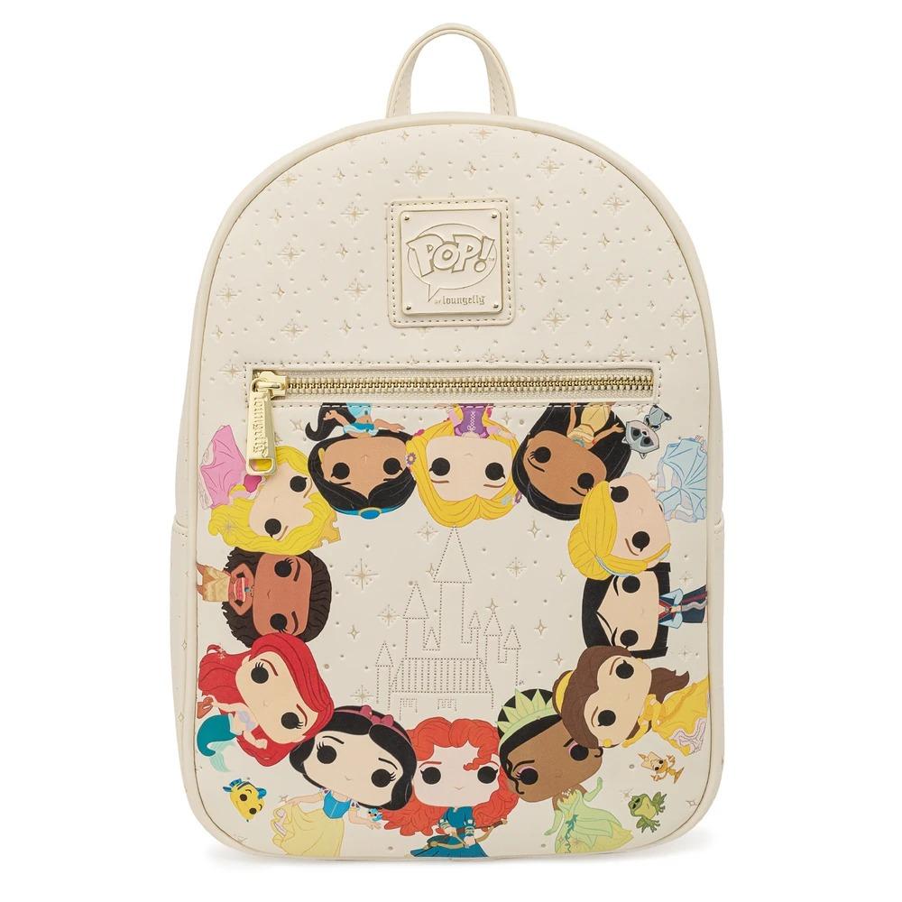 Loungefly x Disney Pop! Princesses Circle Mini Backpack - GeekCore