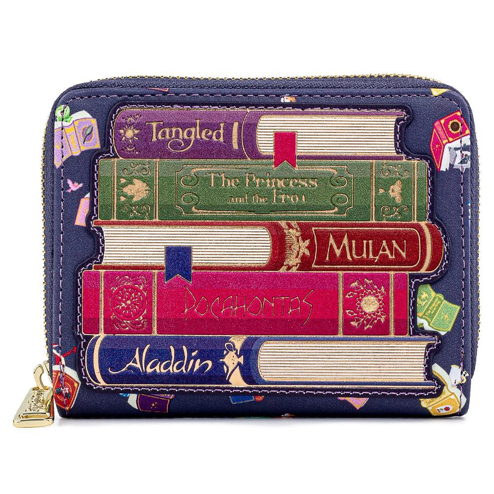 Loungefly x Disney Princess Books All Over Print Purse - GeekCore